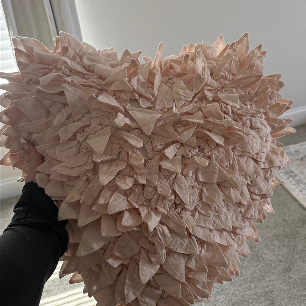 3 for $40Kids Heart Shag Throw Pillow - Blush Pink